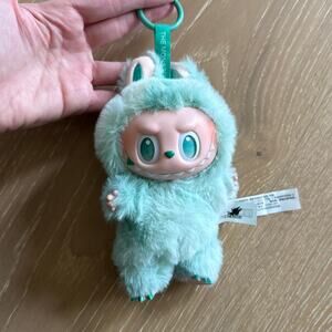Labubu Authentic Keyring The Monsters Big Into Energy Pop Mart SERENITY Green